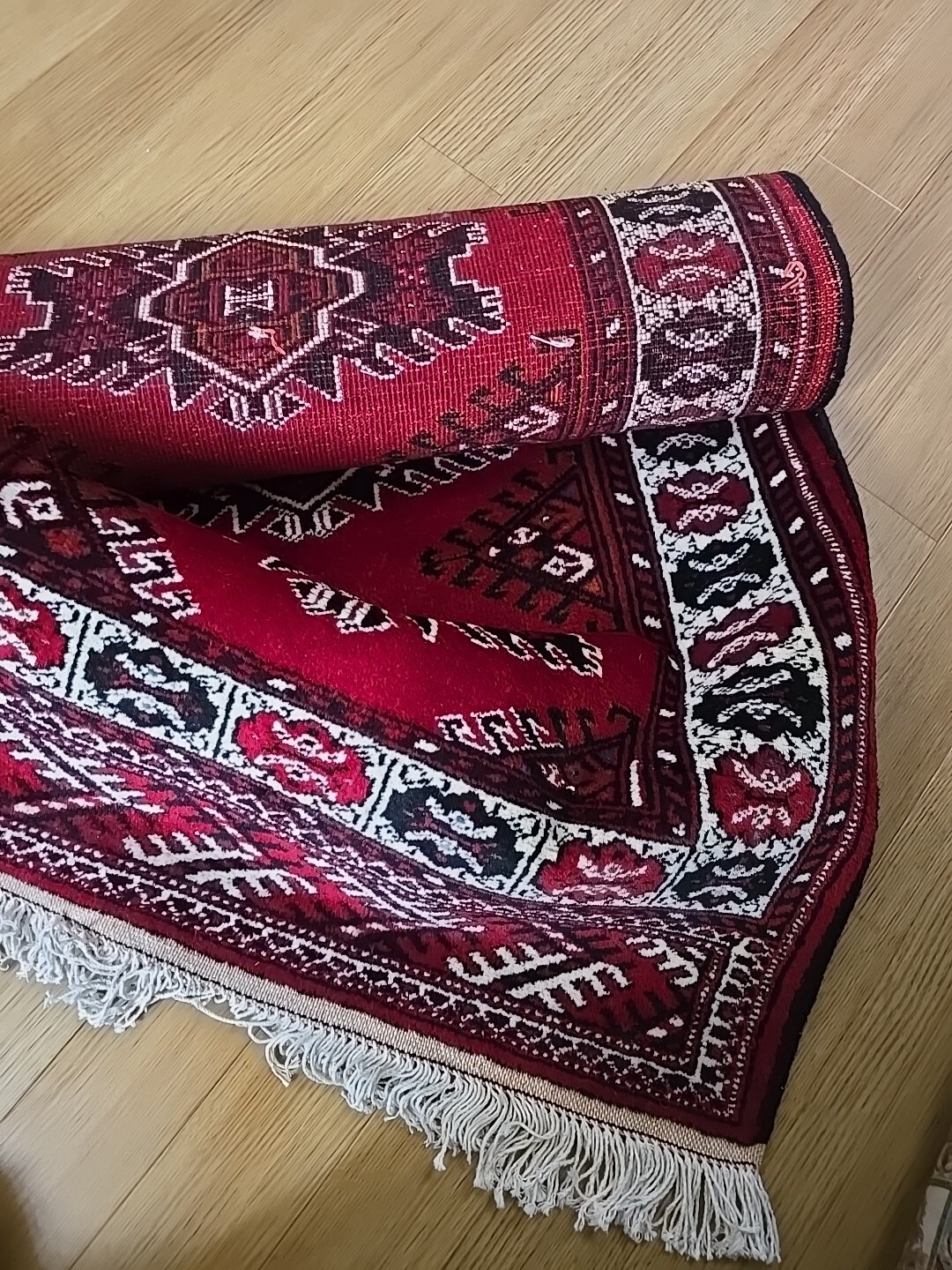 Turkoman Rug 135 CM X 210 CM Hand Woven Oriental Carpet Tribal Rug gallery