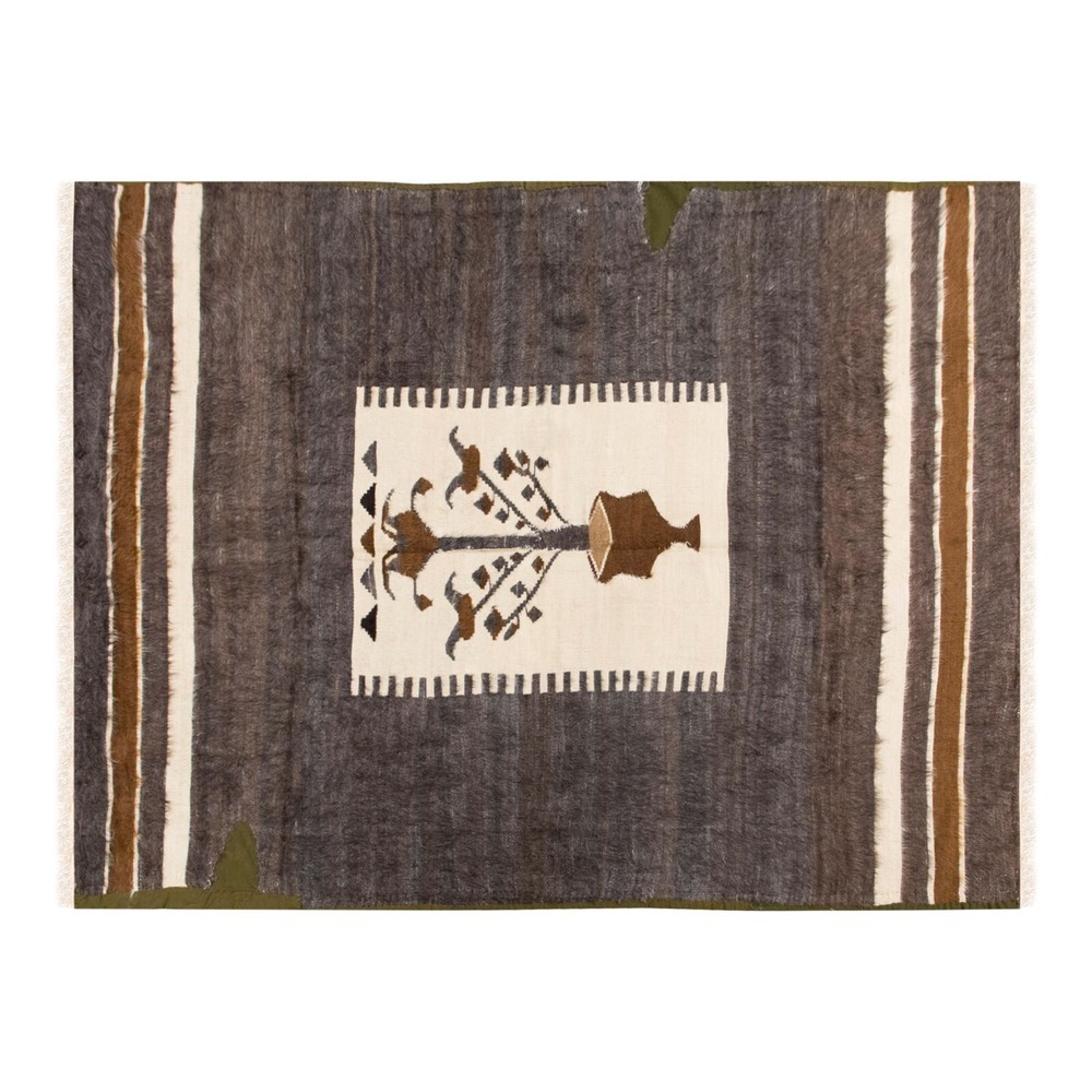 5x7, 4'9 x 6'6 ft, Siirt Blanket Kilim Rug, Siirt Blanket,Turkish Blanket Rug
