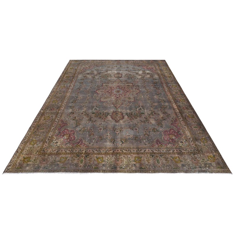 9'3" x 11'10" Elowen Vintage Hand-Knotted Wool Area Rug gallery