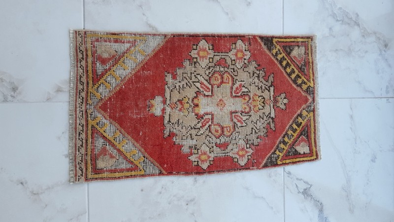 Antique Rare Carpet Rug Balcony Nice Decor Rug Traditional Turkish Faded Rug 2x3 gallery