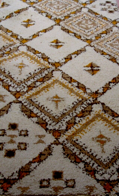 2'10" x 18' Moroccan Runner Hand Knotted Natural Wool Ivory Geometric Long Rug gallery