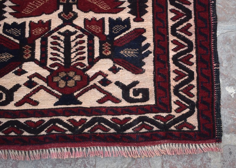 2'5 x 4'4 Handmade afghan tribal berjesta wool area rug, 3x5 persian rug gallery