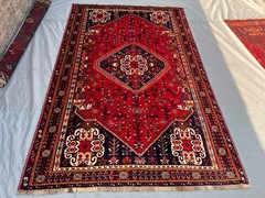5’4 x 8’4 ft Vintage Afghan Tribal Baluchi Style Hand knotted Wool Red Area Rug