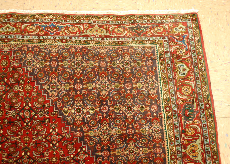 NATURAL WOOL Old Oriental Rugs,Hand Woven,knotted size Approximately 6'8" x 9'5" gallery