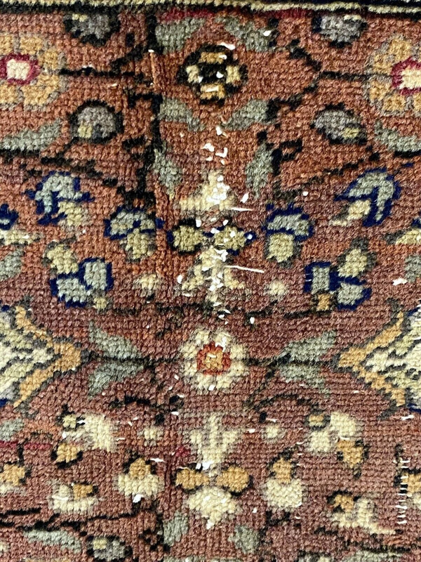 Bohemian Antique Wool Pile,Vegy Dye Bunyan Area Rug 6’5”x9’2” gallery