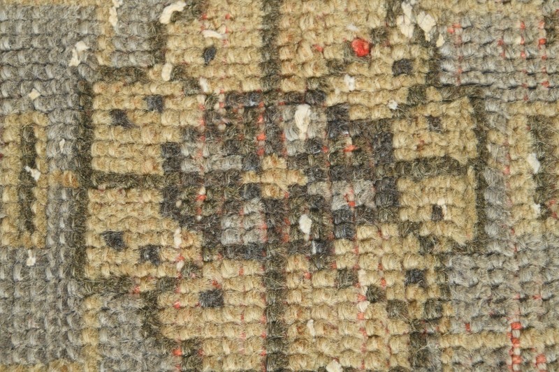 2x11 Turkish Wool Runner Rug Hand-Knotted Long Vintage Oushak Carpet Rugs,1115 gallery