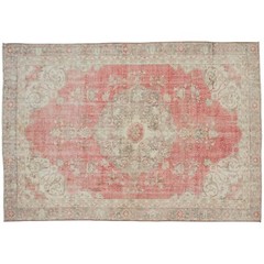 Area Rug,Oushak Rug,Turkish Rug,Vintage Rug,Turkish Oushak, 6.9 x 10.2 feet