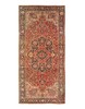 Antique Hand Knotted Heriz 10'9'' X 22'1'' gallery