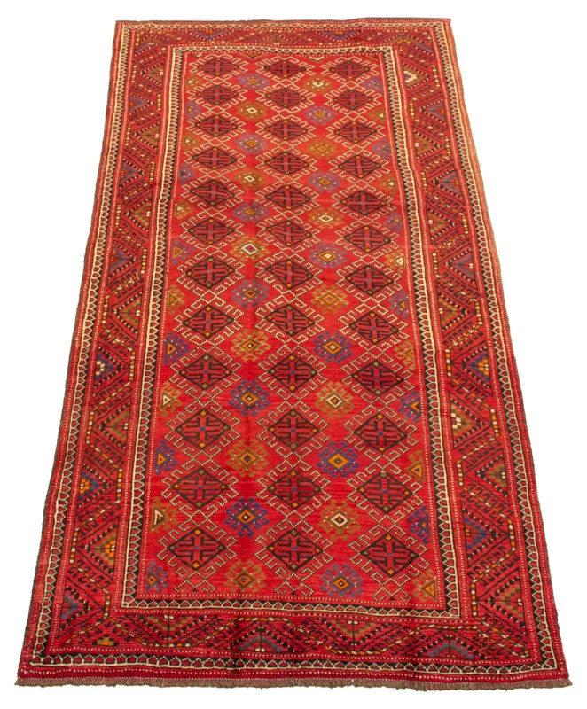 Traditional Vintage Hand-Knotted Area Rug 4'11" x 9'10" Oriental Wool Carpet gallery