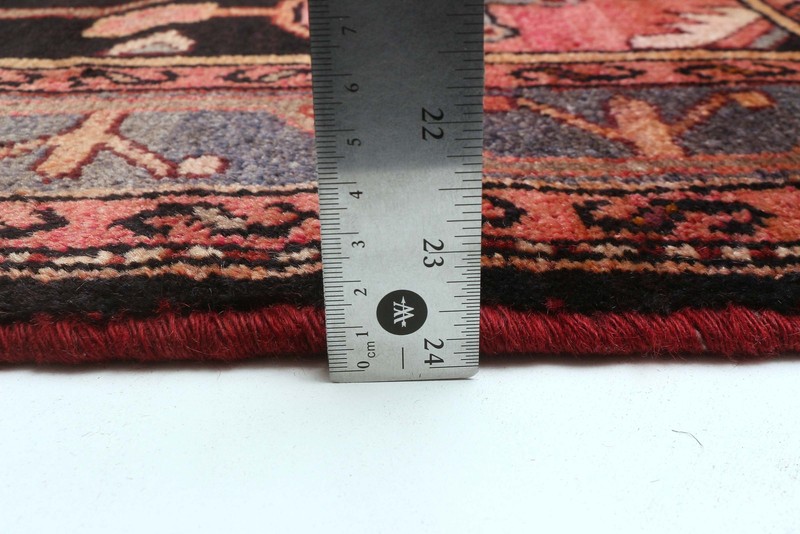 Vintage Hand-knotted Runner Rug 3'7" x 9'2" Traditional Oriental Wool Carpet gallery