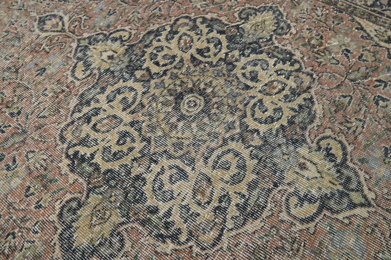 Oushak 5x9,Turkish Rug,vintage,anatolian,PEACH,kilim,Bohemian,handmade,wool gallery