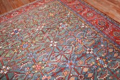 Antique Green Karajeh Rug 11’x15′