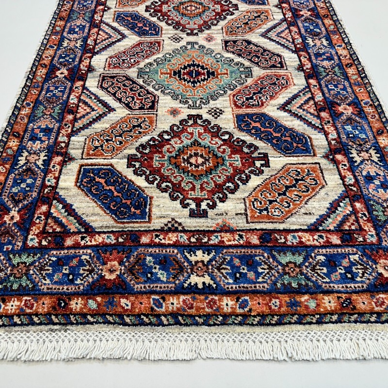 Handmade (2'7" x 9'9") Qashqai Tribal Afghan Oriental Soft Wool Runner Rug gallery