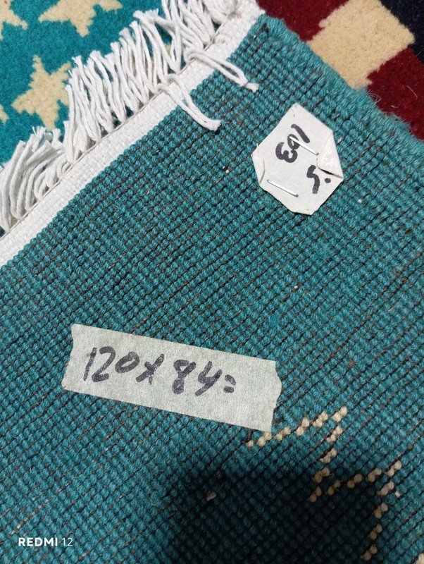 Afghan War Rug Hand-Knotted 9/11 Patriot Day New York City Skyline 3.9' x 2.8' gallery