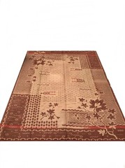 vintage antique 1920s 30s art deco large rug textile carpet from the Netherlands