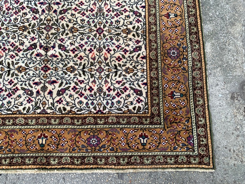 4'10'' x 7'5'' Handmade Carpet Village Rug Organic Rug Natural Carpet.SKU:K1587 gallery
