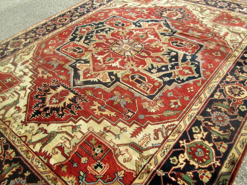 9 x 12 FINE SERAPI DESIGN ORIENTAL ROOM SIZE RUG EXCELLENT CONDITION # 124