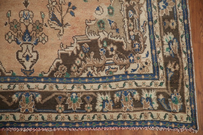 Floral Wool Handmade Area Rug 7x10 Traditional Medallion Room Size Carpet gallery