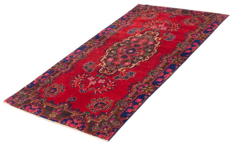 Traditional Vintage Hand-Knotted Area Rug 4'5" x 8'2" Oriental Wool Carpet gallery