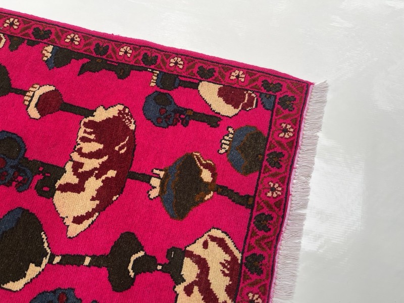81x62 Cm Afghan War Rug War Rug Beautifully Made Wool Rug Handicrafts #498 gallery
