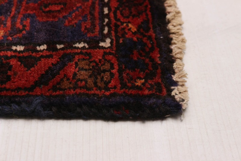 3'3" x 10'0" Vintage Hand-knotted Runner Rug Traditional Oriental Wool Carpet gallery