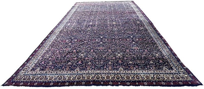 12X18 Antique Turkish Oushak Rug Fine Sivas Carpet 188cm x 267cm C.1890 gallery