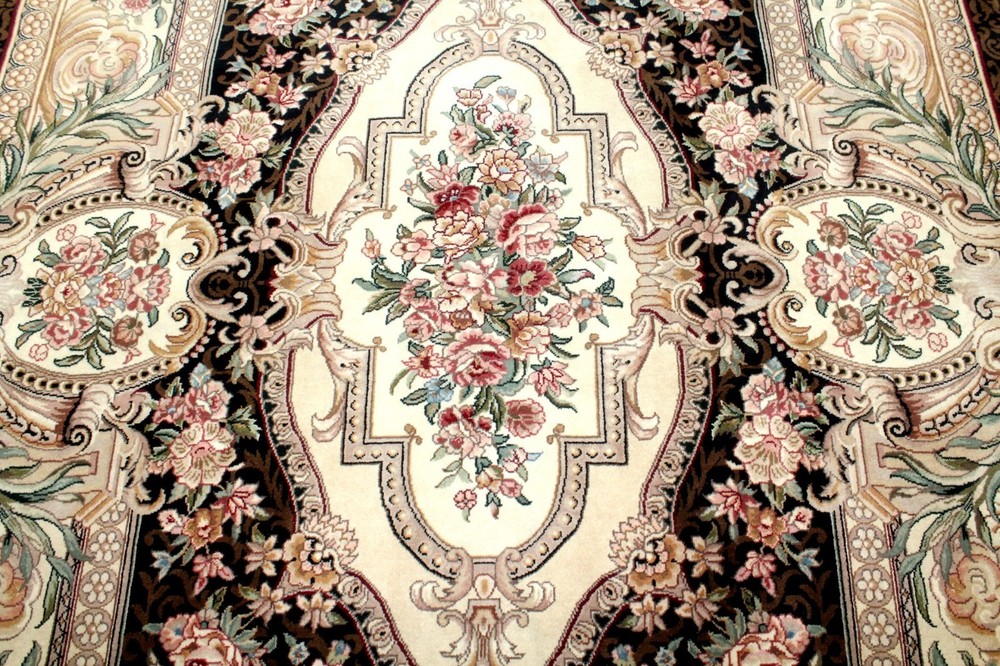 8X6 BREATHTAKING MASTERPIECE MINT 400KPSI 50RAJ HAND KNOTTED WOOL TABRIZZ RUG