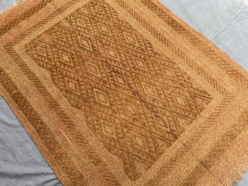 Camel Brown Faded Turkish Rug 4'4x6 Tribal Boho Geometric Vintage Area Rug gallery