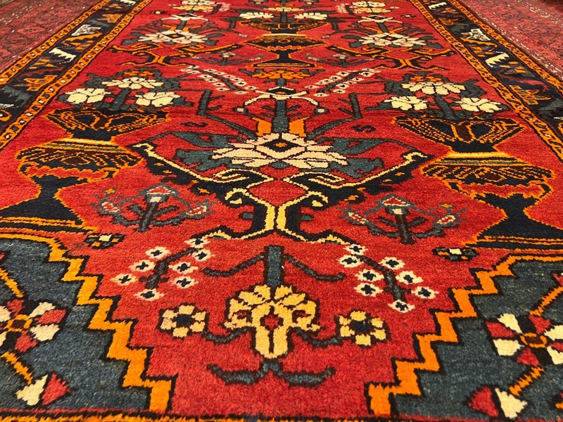 130 X 200 COLLECTORS' ITEM Antique Natural Vegetable Dye Caucasus Shirvan Carpet gallery