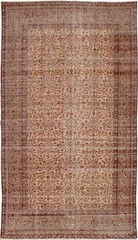 Traditional Vintage Hand-Knotted Area Rug 4’9″ x 8’5″ Oriental Wool Carpet