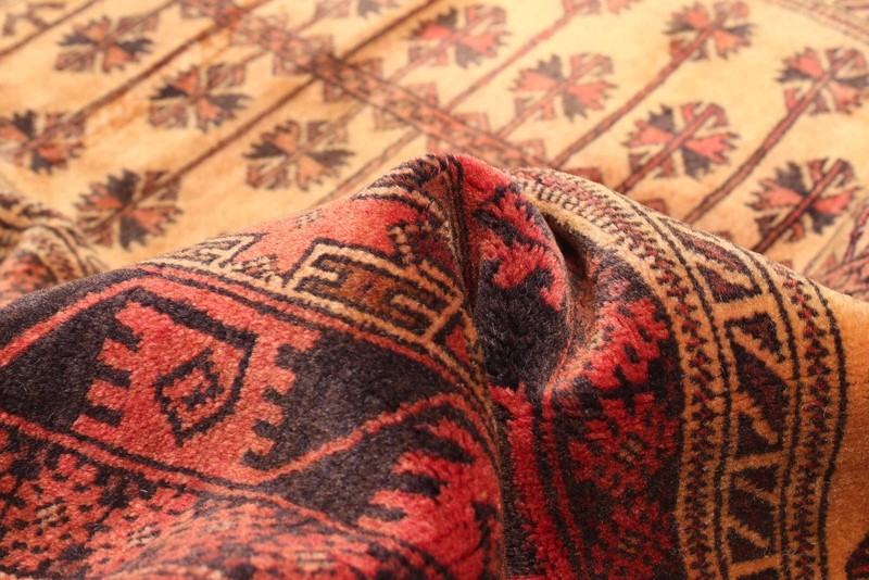 Vintage Hand-Knotted Carpet 3'2" x 4'11" Traditional Oriental Wool Area Rug gallery