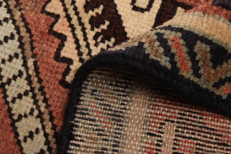 Vintage 3'3" x 4'8" Traditional Hand Knotted Vegetable Dye Wool Area Rug gallery