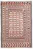 Vintage Hand Woven Area Rug 4'4" x 6'6" Traditional Wool Oriental Carpet gallery