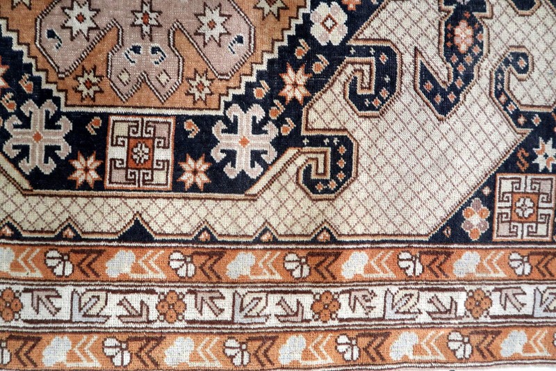 Handmade vintage Turkish Sivas rug 3.8' x 6.3' (118cm x 194cm) 1950s - 1C1061 gallery