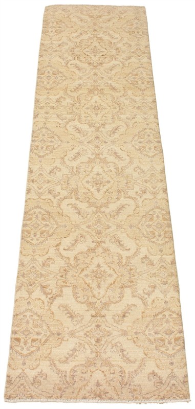 Vintage Hand-knotted Runner Rug 2'7" x 10'4" Traditional Oriental Wool Carpet gallery