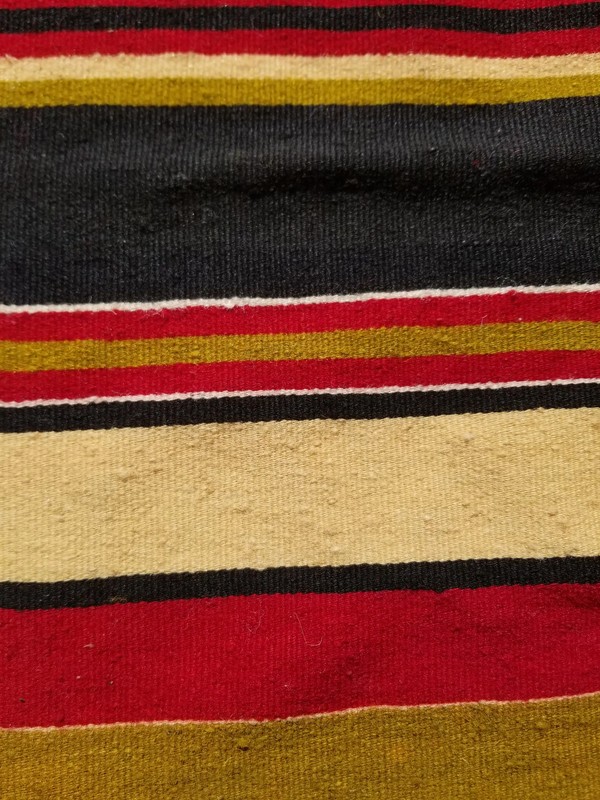 Vintage Traditional Handmade Turkish Striped Wool Multicolor Kilim 7.6x4 ft gallery
