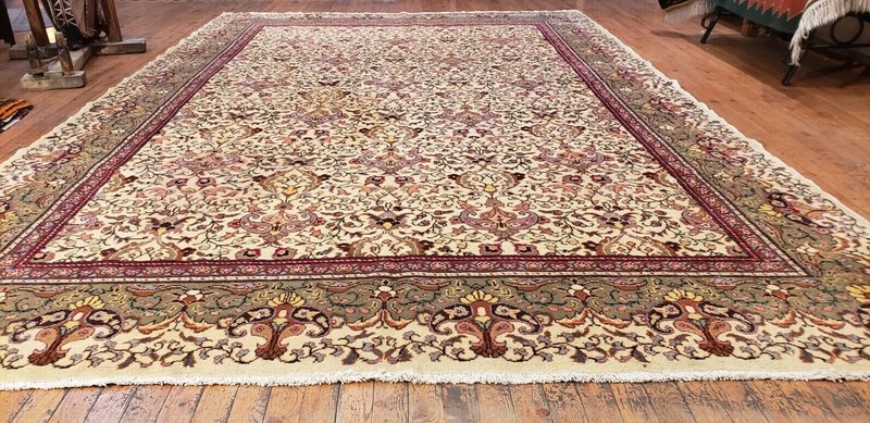 Exquisite 1900-1939's Antique,Muted Colors Legendary Hereke Rug 7x10ft gallery