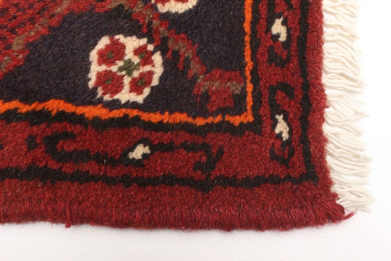 Vintage Hand-Knotted Area Rug 4'2" x 6'9" Traditional Oriental Wool Carpet gallery