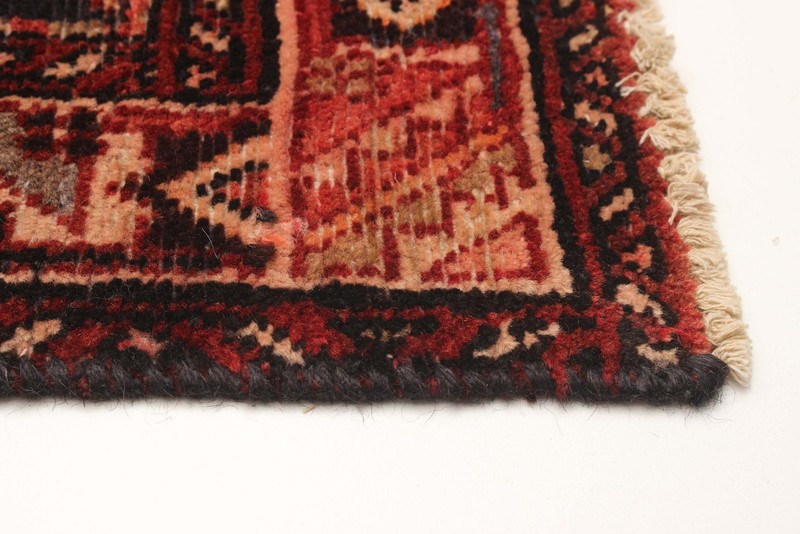 3'5" x 10'2" Vintage Hand-knotted Runner Rug Traditional Oriental Wool Carpet gallery