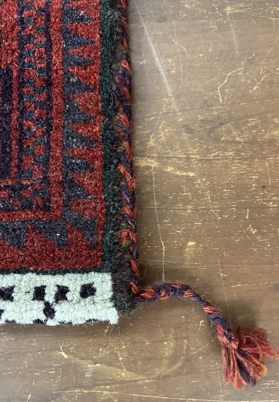 Vintage Middle Eastern Hand Knotted Tribal Camel Saddle Bag Kilim 41" x 17" gallery