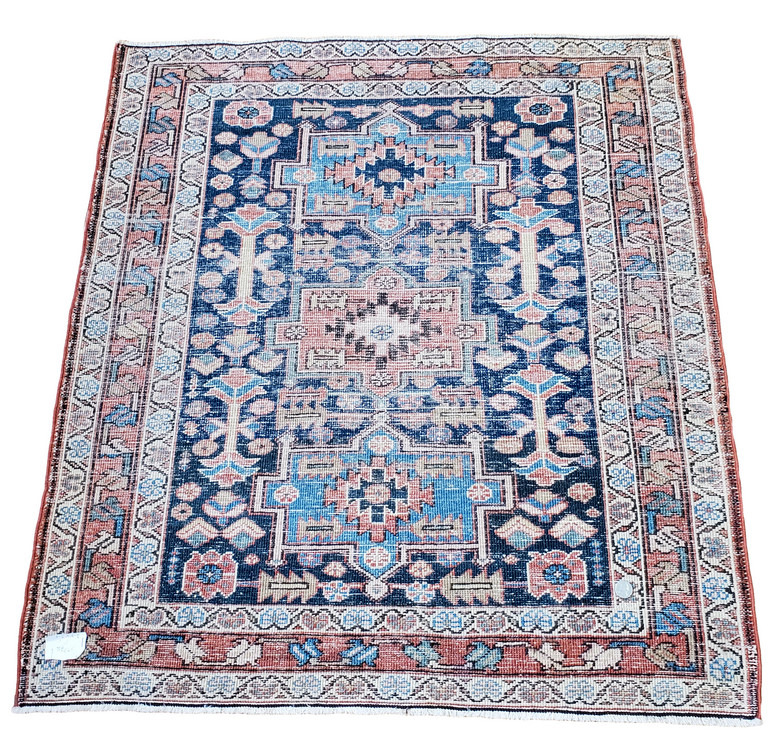 Small Karajeh rug - 3'5" x 3'9" gallery