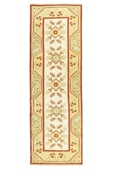 Vintage Turkish Oushak Wool Runner Rug 2’6″ × 8’1″ ft – Rustic Warm Farmhouse