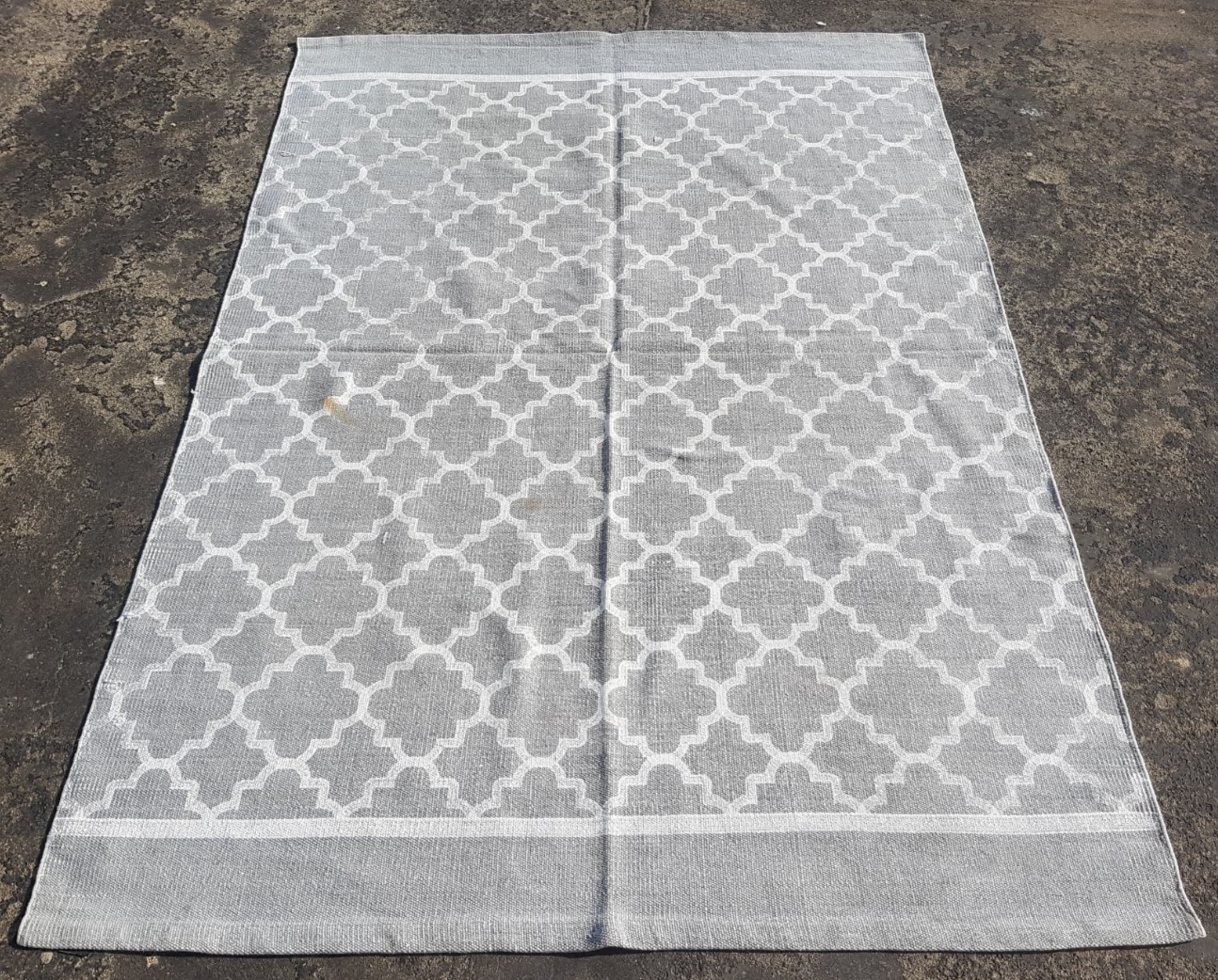 Vintage Printed Traditional Beautiful Moroccan Floor Rug Carpet 198x132 cm gallery