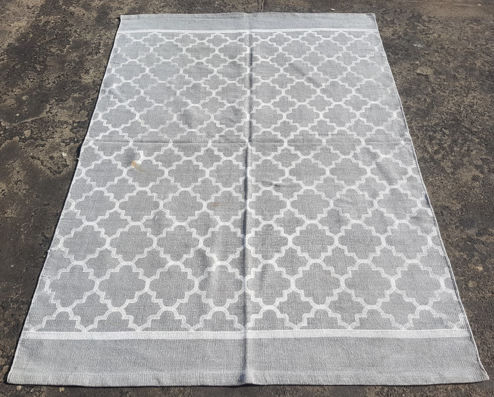Vintage Printed Traditional Beautiful Moroccan Floor Rug Carpet 198x132 cm