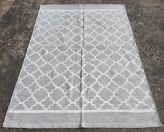 Vintage Printed Traditional Beautiful Moroccan Floor Rug Carpet 198×132 cm