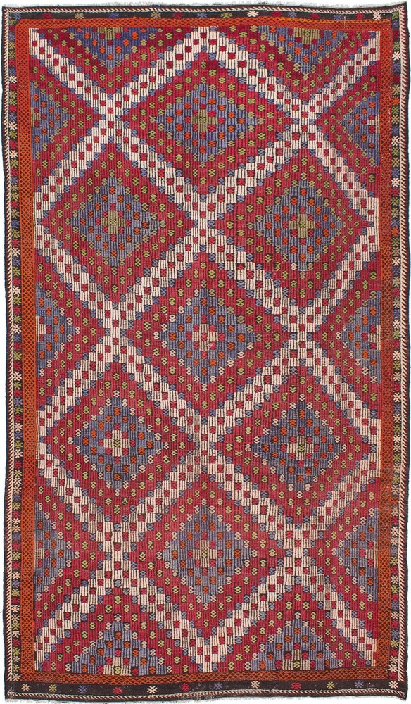 Vintage 6'5" x 11'2" Traditional Wool Hand Woven Oriental Area Rug