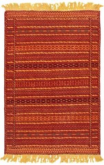 Vintage 3’3″ x 4’11” Traditional Wool Hand Woven Oriental Area Rug