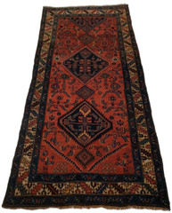 One Directional KURD-BIDJAR Antique rug – 3’8″ x 7’6″