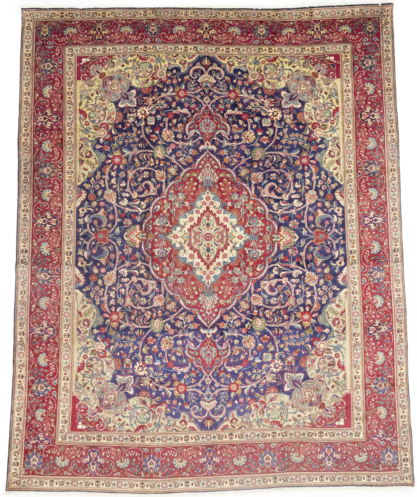 10x12'5 ft Semi-Antique Handmade Floral Vintage Area Rug Oriental Decor Carpet gallery