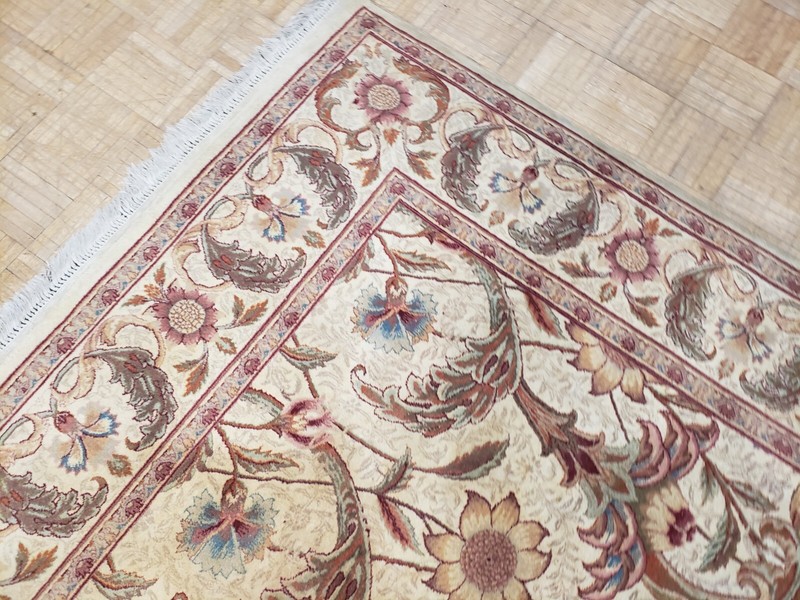6x9 PAKI KASHANI VERY FINE AUTHENTIC 100% WOOL ORIENTAL RUG FINE PAKISTAN gallery